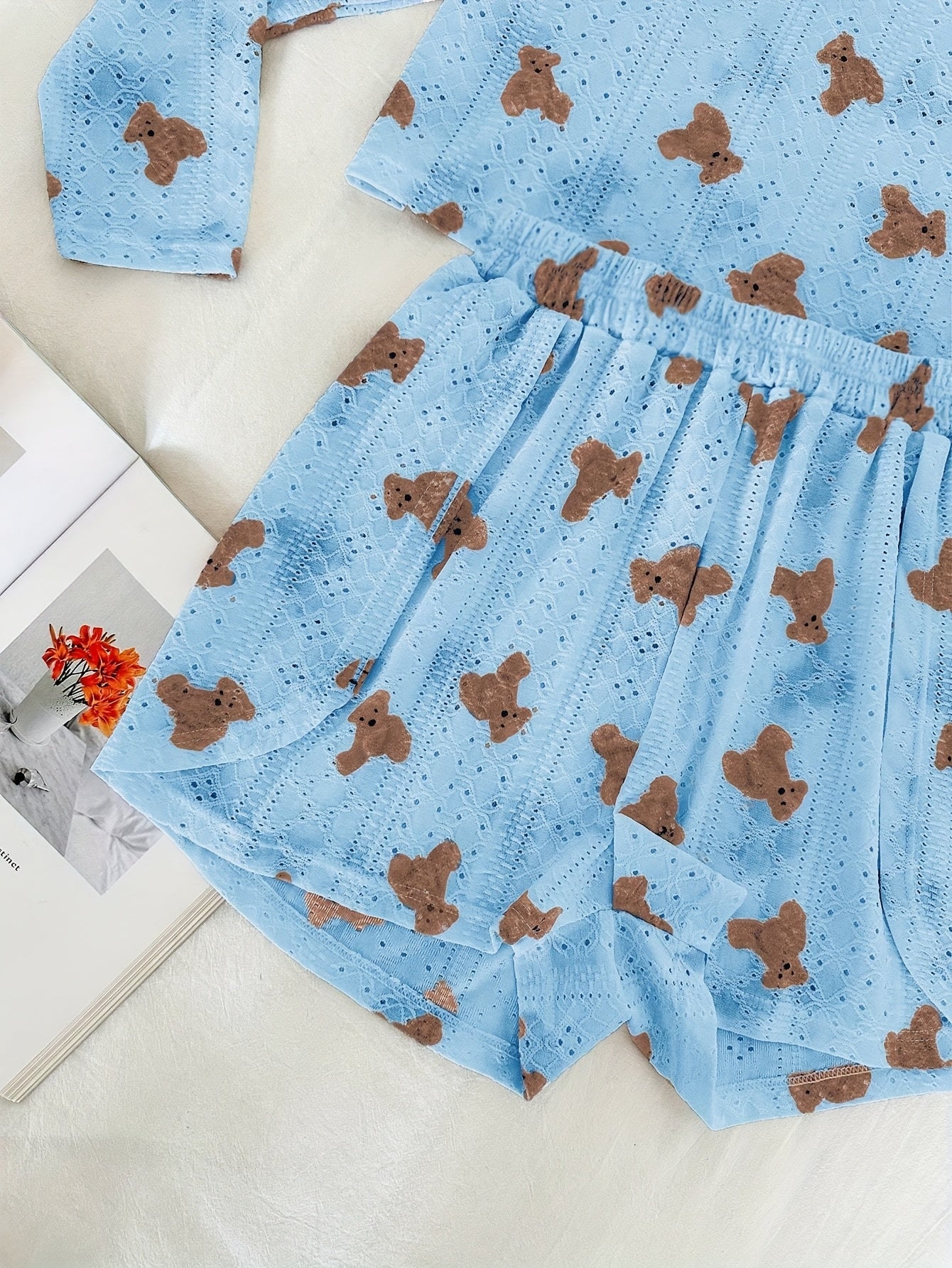 Piżama niebieska misie