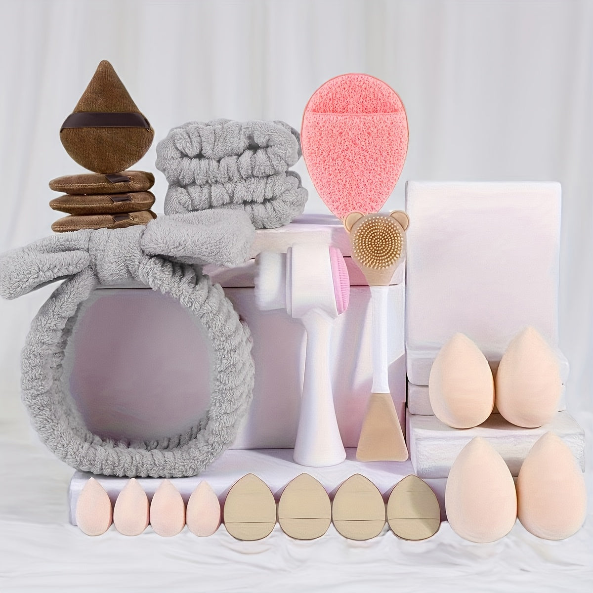 Zestaw 22szt. do oczyszczania twarzy