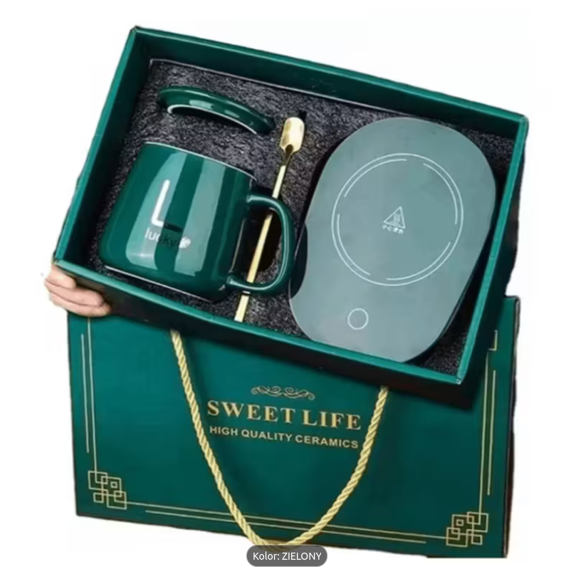 Kubek z podgrzewaczem