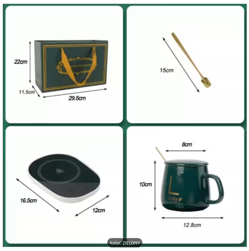 Kubek z podgrzewaczem