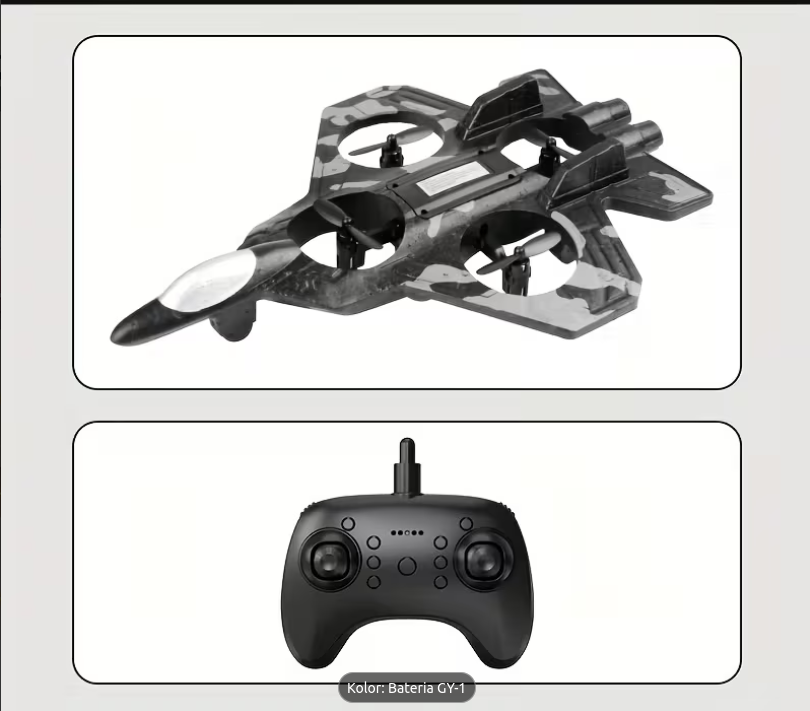 Dron myśliwiec akrobatyczny