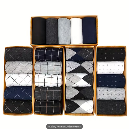 5-pak męskich skarpet codziennych