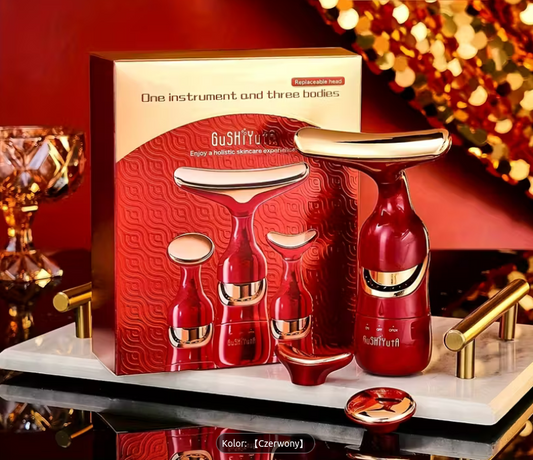 Masażer Całego Ciała z Wibracjami - czerwony