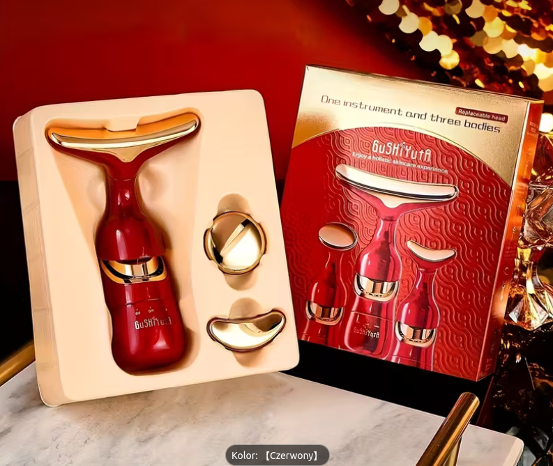 Masażer Całego Ciała z Wibracjami - czerwony