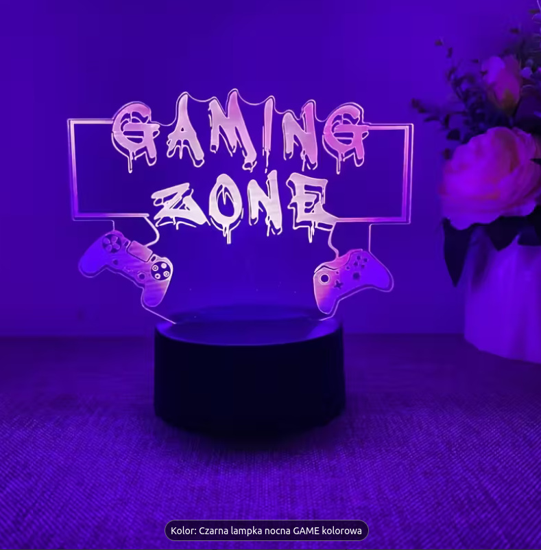 GAMING lampka LED