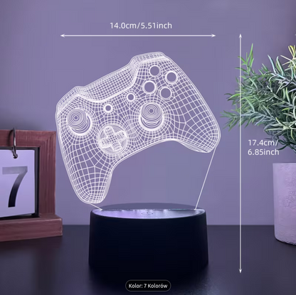 PAD lampka LED 7 kolorów