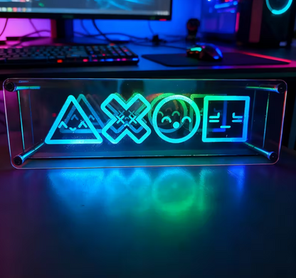 Neonowe lustro lampka