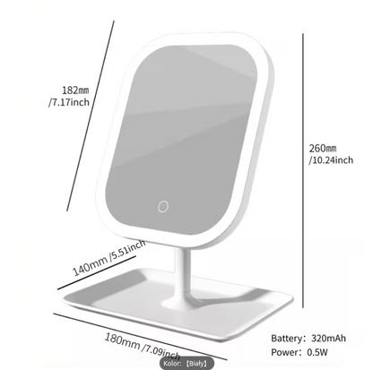 Lusterko LED 3 tryby