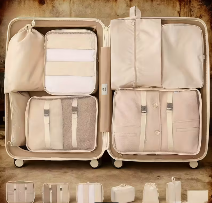 Zestaw organizerów podróżnych 7-części