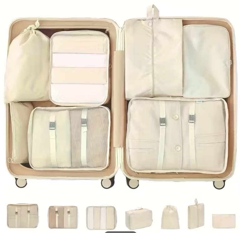 Zestaw organizerów podróżnych 7-części