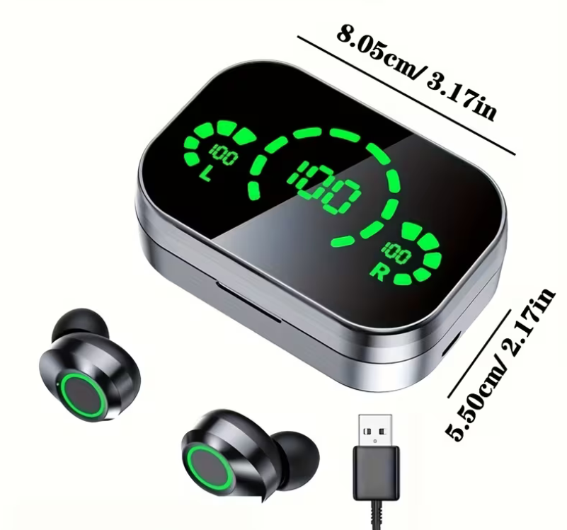 Słuchawki douszne dotykowe