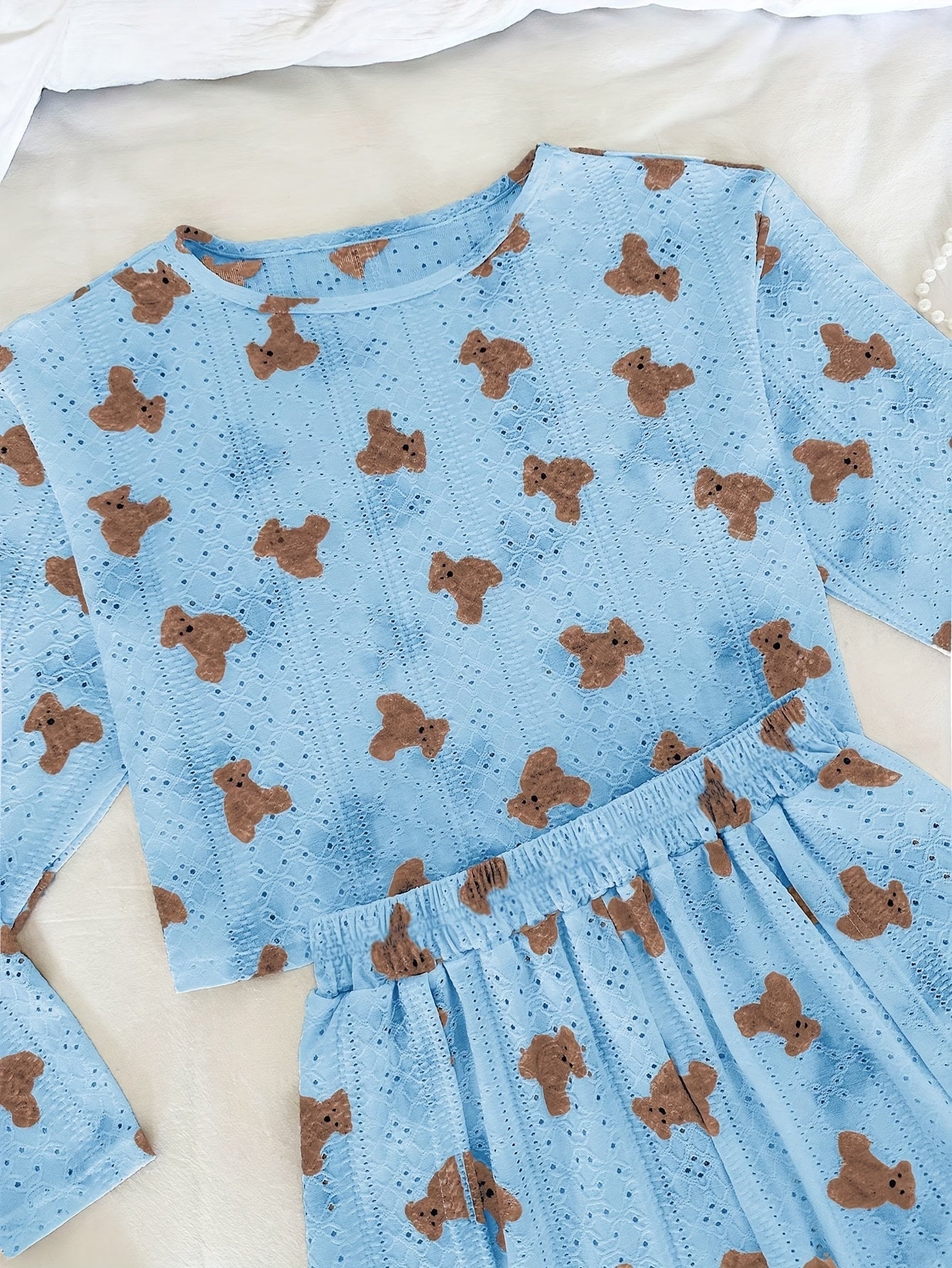 Piżama niebieska misie