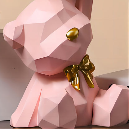 Uroczy miś z tacką na klucze