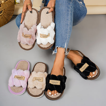 Zimowe kapcie damskie